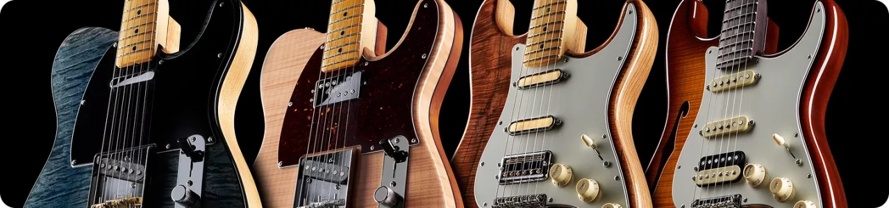 Największy wybór gitar elektrycznych Fender i Gibson w Polsce!  Autoryzowany dealer w Krakowie, ul. Ingardena 1